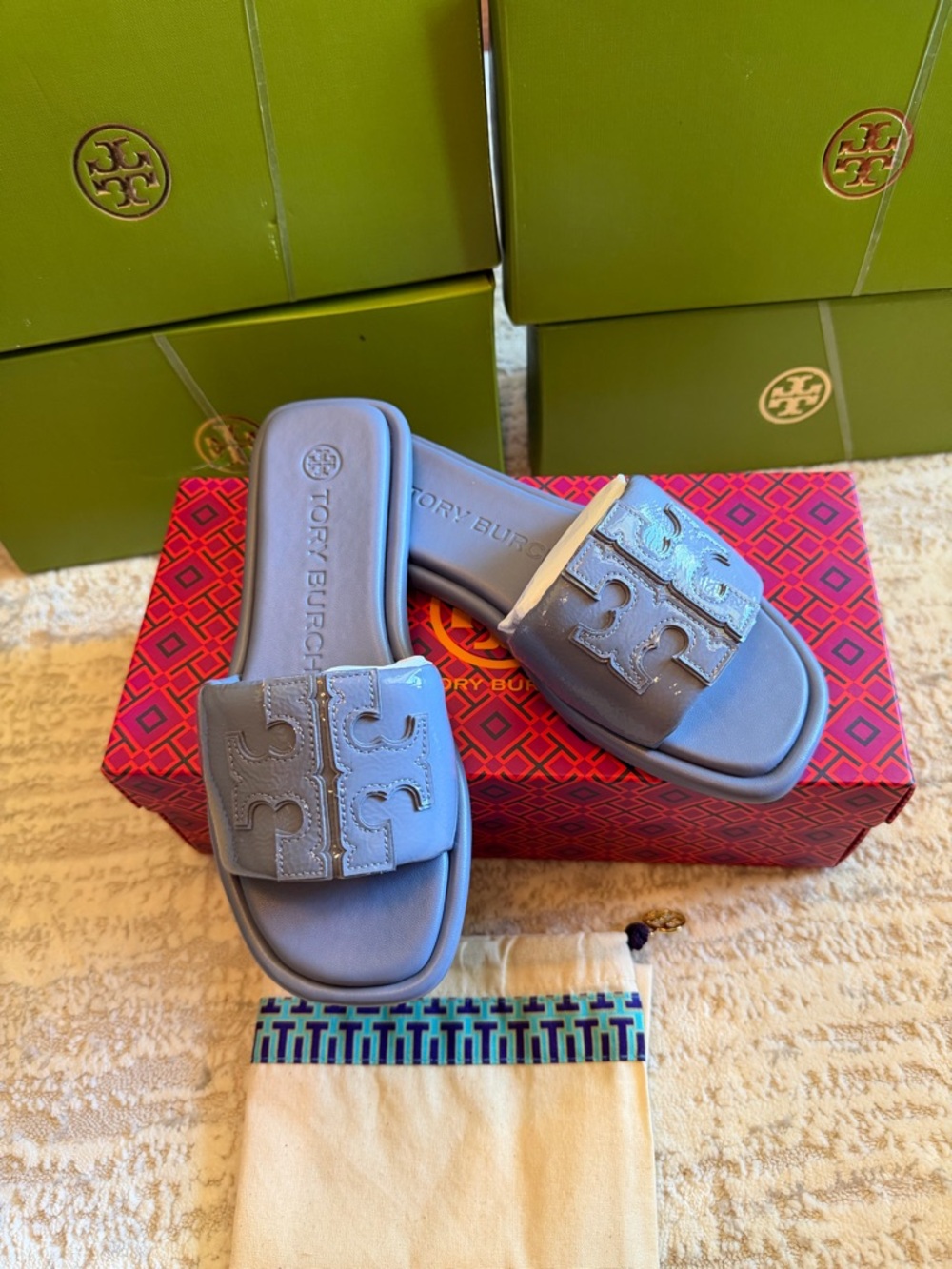 Tory Burch Double Sport Slide Sandals